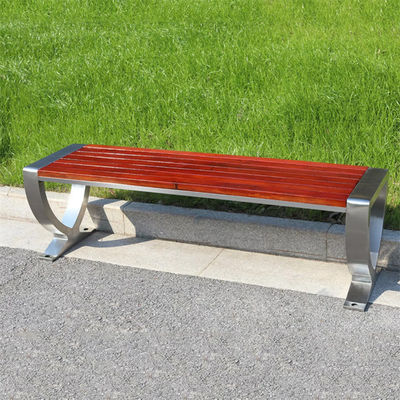 Aluminum Waterproof Outdoor Backless Bench Backless Metal Garden Bench
