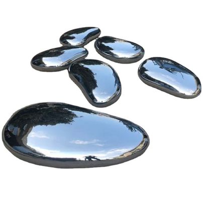 এসএস ভাস্কর্য বহিরঙ্গন বেঞ্চ স্টেইনলেস স্টীল পার্ক বেঞ্চ সিলভার ফিনিশ