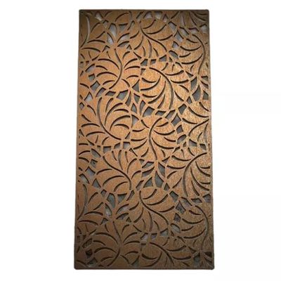 Laser Cut Corrugated Metal Garden Fence Panel Outdoor Aluminum Privacy Panels