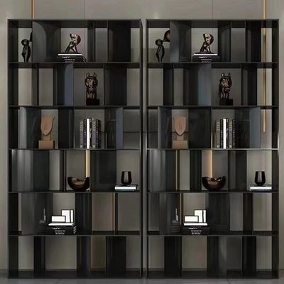 Black Room Separator Bookshelf Interior See Through Bookshelf Room Divider