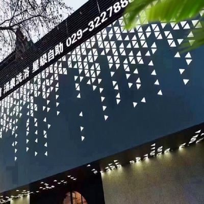 Ticari Delikli Alüminyum Kaplama Delikli Alüminyum Paneller Cephe