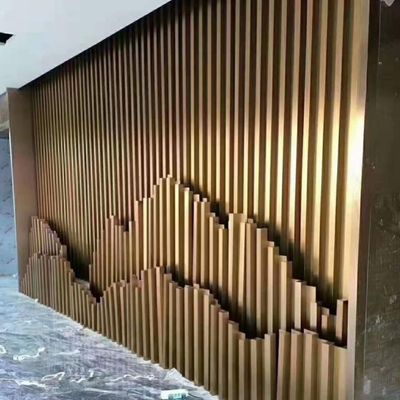 Stainless Steel Room Partition Background Metal Room Divider Panels