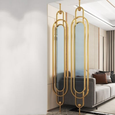 Stained Glass Room Divider Screen Decorative Metalwork Hanging Partition