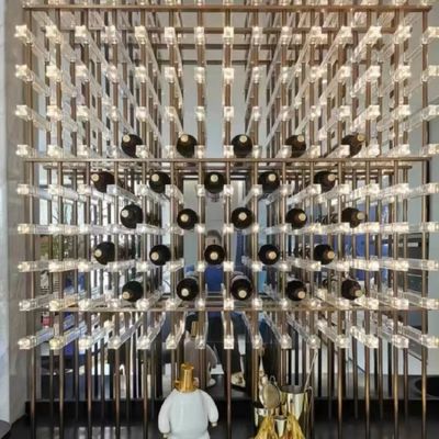 Luxury Modern Wine Cabinet With Acrylic Shelf Wine Bar Cabinet Modern
