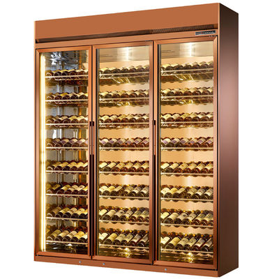 Contemporary Metal Wine Cabinet Constant Temperature Vintage