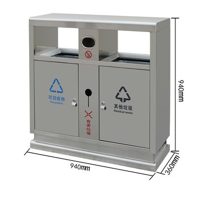 Rectangle Trash Bin Reasonable Price Stainless Trash Bin With Removable Bucket