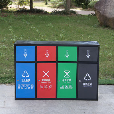 Waste Segregation Trash Bins High Quality Competitive Price Metal Trash Bin