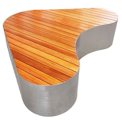Garden Rest Modern Stainless Steel Chair Special-Shaped Leisure Bench