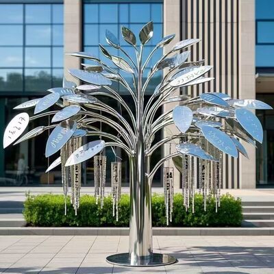 Customization Options Modern Design Metal Tree Sculptures For Enhancing Garden Or Hotal